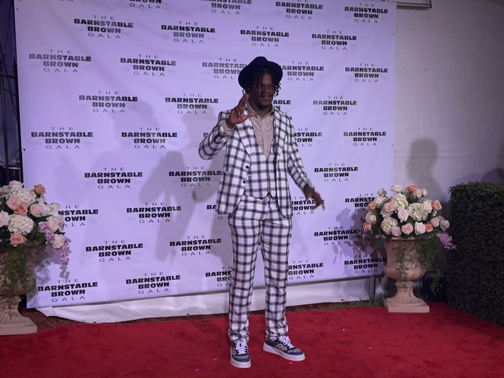 Lamar Jackson at Barnstable Brown Derby Eve Gala